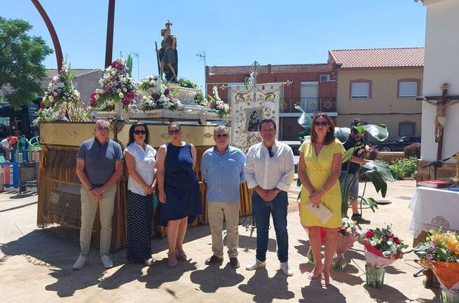 Pozuelo de Calatrava festeja y honra a San Cristóbal por todo lo alto y a ritmo de claxon