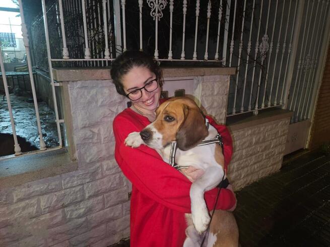 Reencuentro emotivo: Paula recupera a su perro Simba gracias a la solidaridad ciudadana