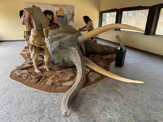 El CIPAT de Tamajón presenta nuevas piezas en su Semana Cultural: una figura de Homo sapiens y una escena de cacería neandertal