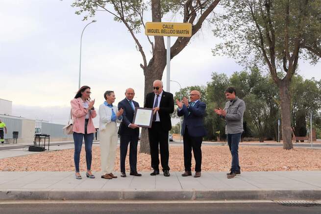 El empresario Miguel Bellido Martín da nombre a la primera calle del Sector 5 del Polígono Industrial de Manzanares