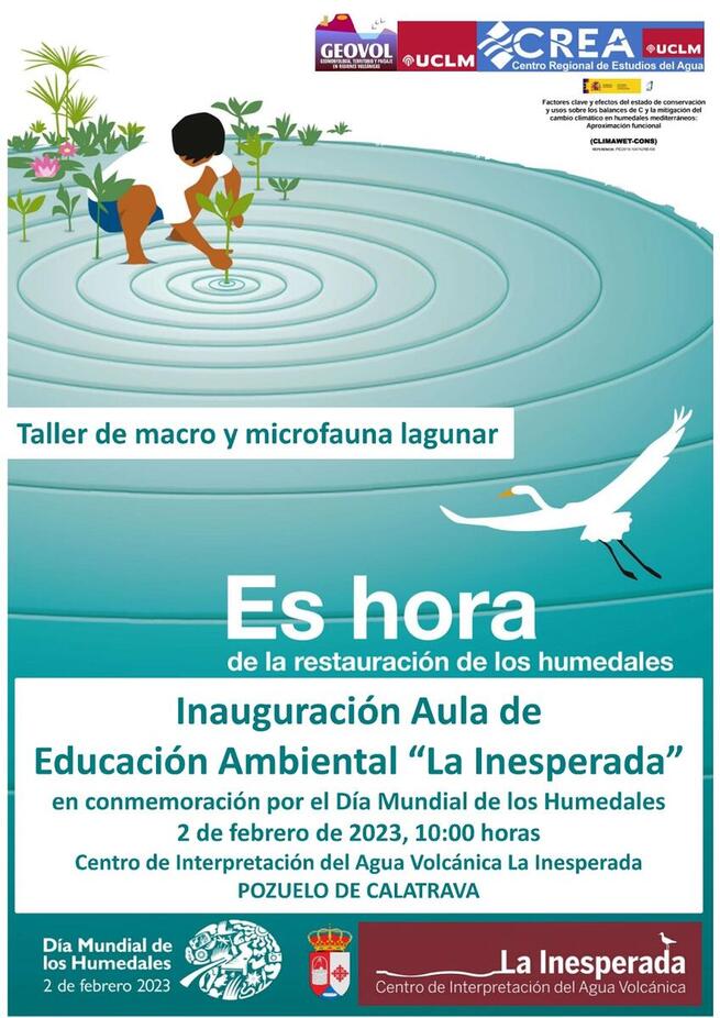 Pozuelo de Calatrava inaugura el Aula de Educación Ambiental "La Inesperada" coincidiendo con el Día Mundial de los Humedales