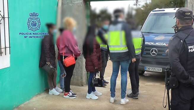 La Policía Nacional libera a 19 mujeres y desarticula la organización criminal que las explotaba sexual y laboralmente en Murcia