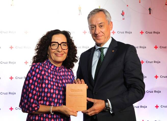Eurocaja Rural recibe el reconocimiento de Cruz Roja por su labor en la reconstrucción post-DANA