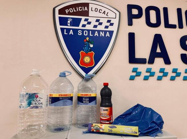 La Policía Local de La Solana identifica a los cuatro presuntos autores de los lanzamientos de cócteles explosivos