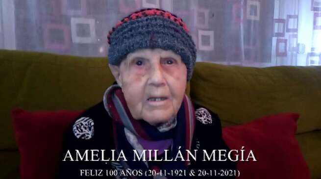 Amelia Millán cumple 100 años