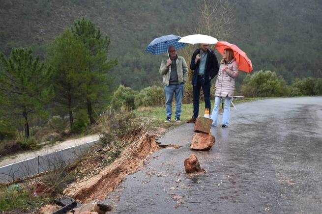 La Diputación de Albacete anuncia ayudas económicas para los municipios más afectados por los temporales tras visitar la Sierra de Alcaraz y el Segura