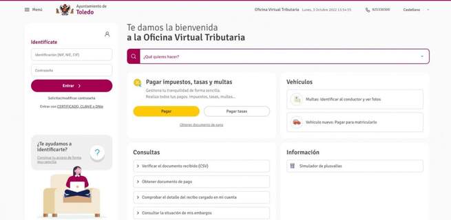 El Ayuntamiento de Toledo habilita la plataforma Bizum como nueva forma de pago de los tributos municipales