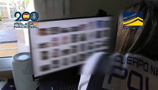 Desmantelada una red internacional que distribuía abusos infantiles generados por IA