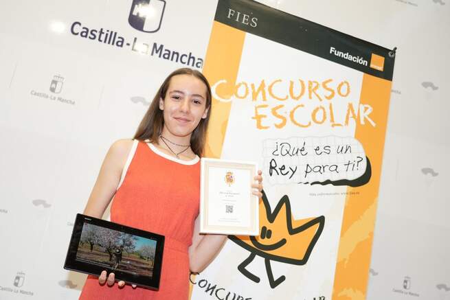 El Gobierno de Castilla La Mancha felicita a la alumna de Casasimarro, Elsa López, ganadora en Castilla-La Mancha del concurso ‘¿Qué es un rey para ti?’