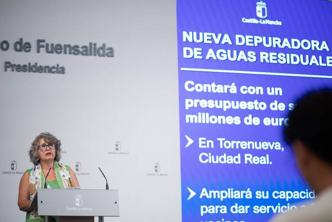 Castilla-La Mancha destina seis millones de euros a la construcción de la nueva estación depuradora de aguas residuales de Torrenueva