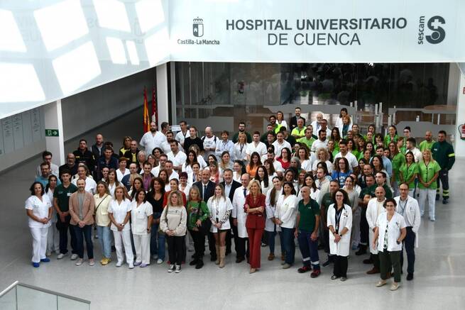El Hospital Universitario de Cuenca incorpora 180 nuevos trabajadores durante octubre