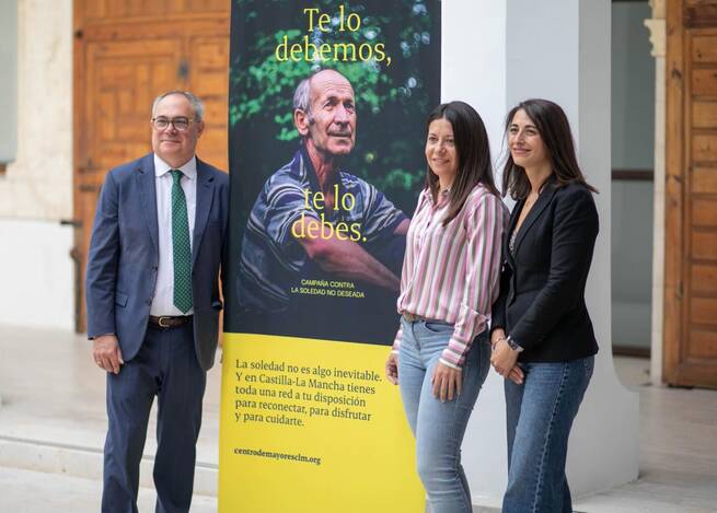 Castilla-La Mancha lanza la campaña “Te lo debemos. Te lo debes” para combatir la soledad no deseada de las personas mayores