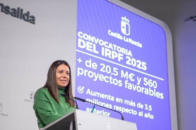 Castilla-La Mancha bate récord histórico con más de 20,5 millones para proyectos sociales del IRPF 2025