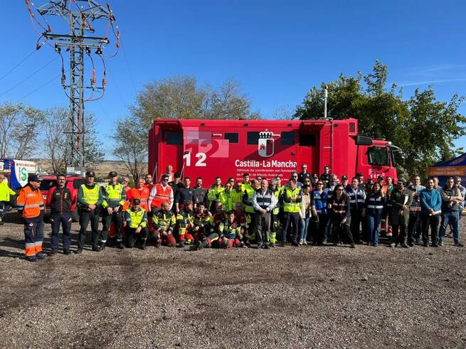 Castilla-La Mancha activa un simulacro de inundaciones con 250 efectivos en Alcaudete de la Jara