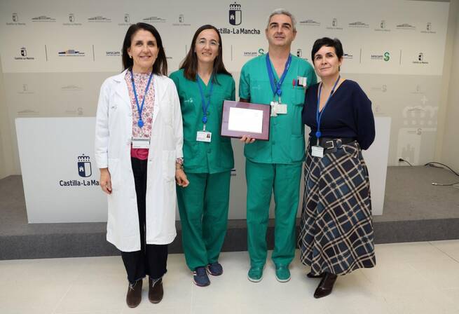 La Unidad de Radiología Intervencionista del Hospital de Toledo recibe el premio a la mejor publicación internacional de los últimos dos años