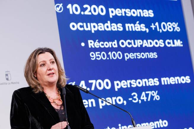 Castilla-La Mancha alcanza el máximo histórico de ocupación con 950.100 personas trabajando tras crear 60 empleos diarios desde 2015