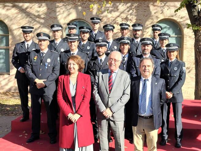 El Gobierno de Castilla-La Mancha reconoce a los policías locales que no tuvieron acto de graduación en 2020 a consecuencia de la pandemia