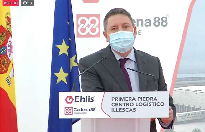 (DIRECTO) El presidente de Castilla-La Mancha pone la primera piedra de la empresa Ehlis en Illescas
