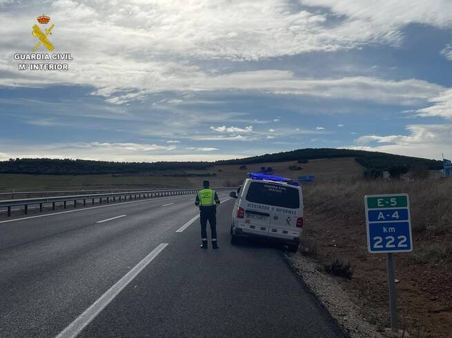 La Guardia Civil investiga a un conductor que circuló a 236 km/h por la A-4 a su paso por Santa Cruz de Mudela (Ciudad Real)