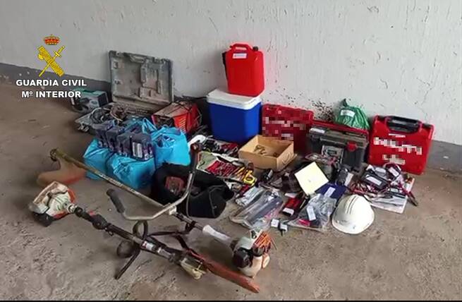 La Guardia Civil desarticula un grupo criminal especializado en robar herramientas de vehículos en siete localidades ciudadrealeñas