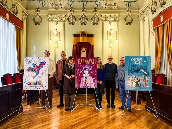 Los albaceteños elegirán por votación popular el cartel del Carnaval 2026 entre tres finalistas
