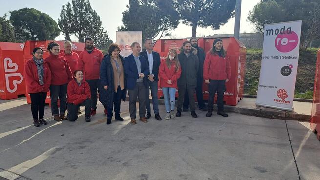 Inserta Toledo renueva el 34 por ciento de los contenedores de recogida de ropa usada con la colaboración del Ayuntamiento