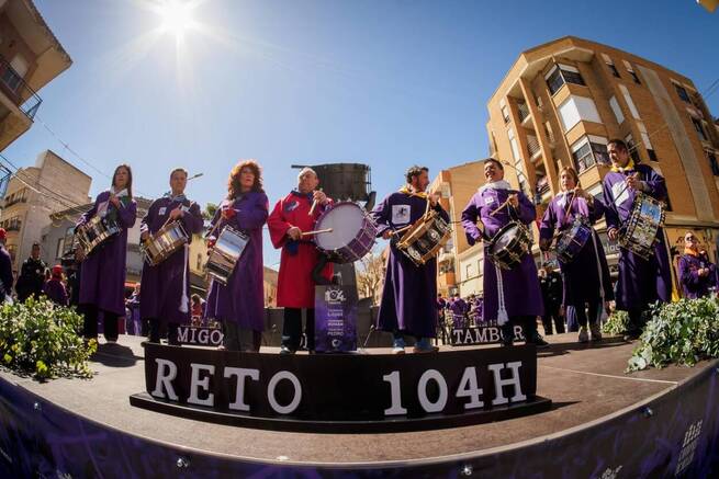 Tobarra inicia un reto mundial de 104 horas de tambor ininterrumpido con el respaldo de la Diputación de Albacete