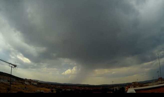 Paso de la tormenta por Puertollano