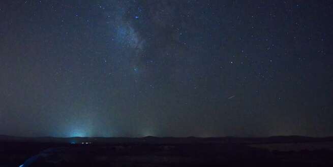 Video timelapse de la Vía Láctea
