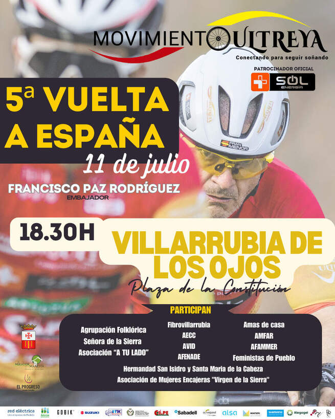 Se prepara la salida de la 5ª Vuelta a España Ultreya Más Sol, que recalará en Villarrubia de los ojos el 11 de julio