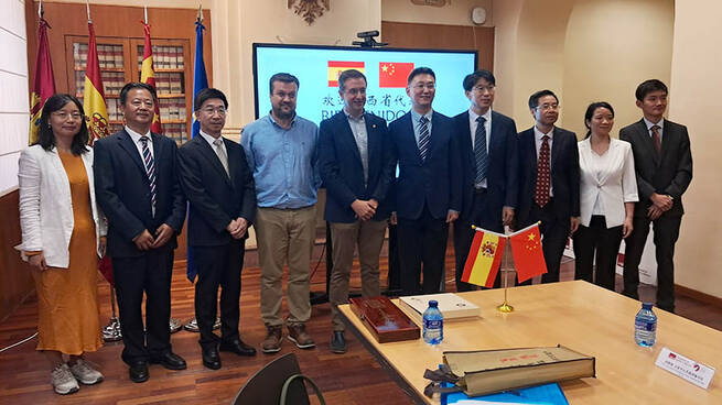 Una delegación china de Jiangxi explora vías de cooperación con la Universidad de Castilla-La Mancha