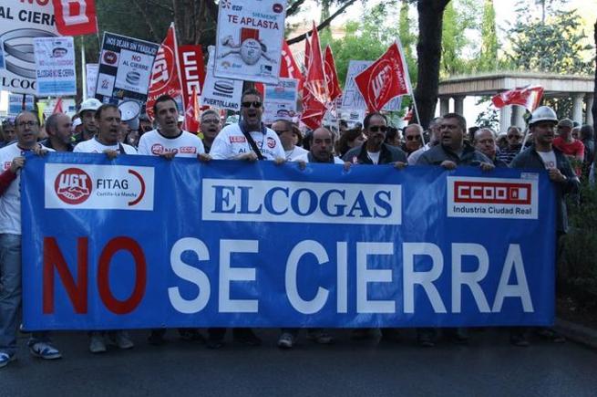 Imagen: La asamblea de trabajadores de Elcogás promueve nuevas movilizaciones ante los ficticios compromisos de sus accionistas