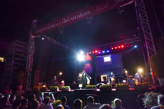 La Plaza de la Constitución de Ciudad Real vibra con la voz de Diana Navarro