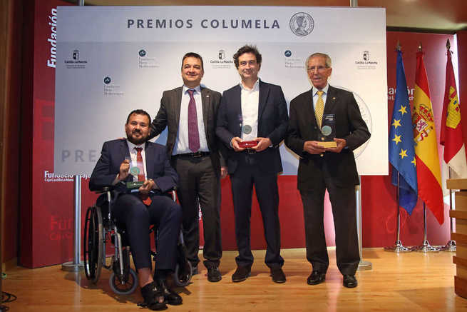 Bahamontes, Pepe Rodríguez y Juan Ramón Amores, premios ‘Columela’ de la Dieta Mediterréanea, “la dieta que une el medio urbano con el rural” 