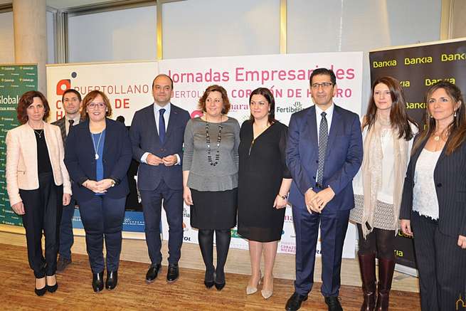 Caballero pide a los empresarios remar en la misma dirección para reivindicar infraestructuras importantes como el trazado sur de la autovía A-43 