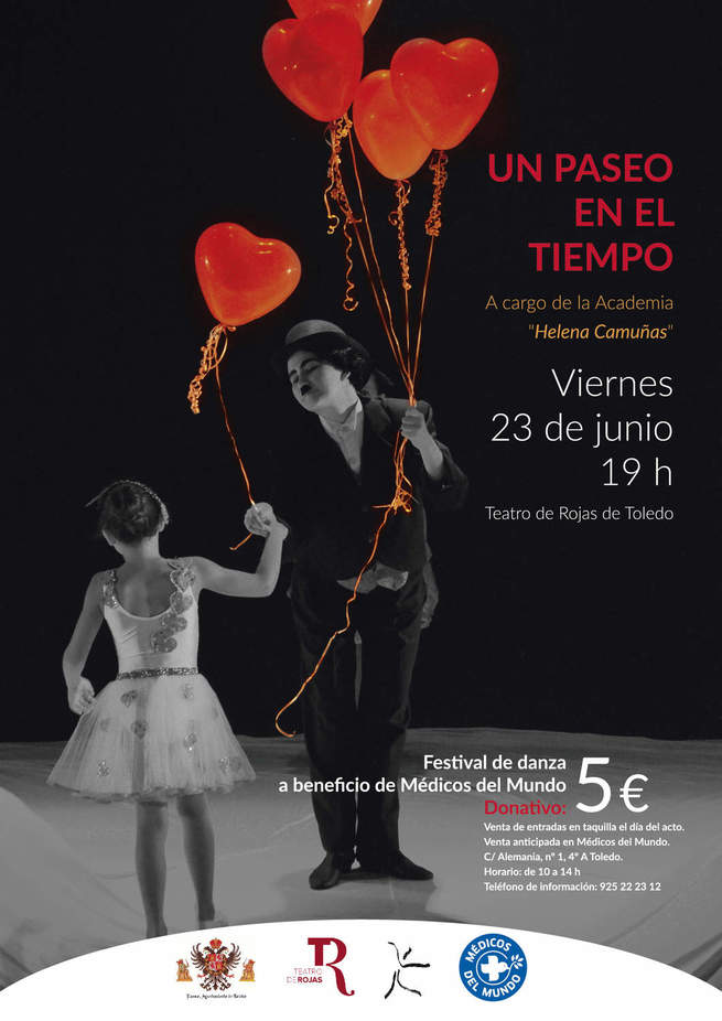 El Teatro de Rojas acoge el viernes 23 de junio  un el festival de danza a favor de Médicos del Mundo