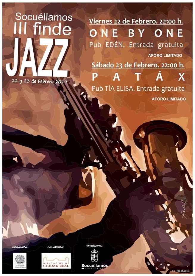 El III Finde Jazz traerá el 22 y 23 de febrero a Socuéllamos a las conocidas bandas Pátax y One by One
