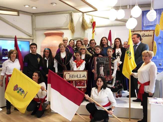La Oficina de Promoción Turística de Castilla-La Mancha en Madrid acoge una representación de la Semana Santa de Cebolla