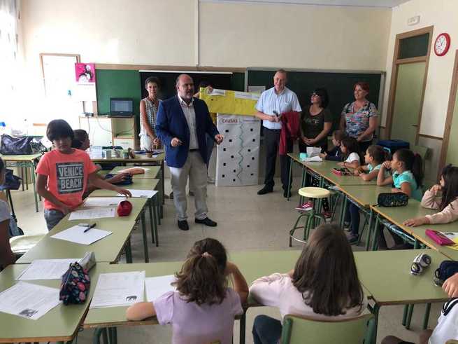 El Gobierno de Castilla-La Mancha conciencia al alumnado del CEIP ‘Nuestra Señora de la Encarnación’ de Carrión de Calatrava sobre el cuidado del medio ambiente 