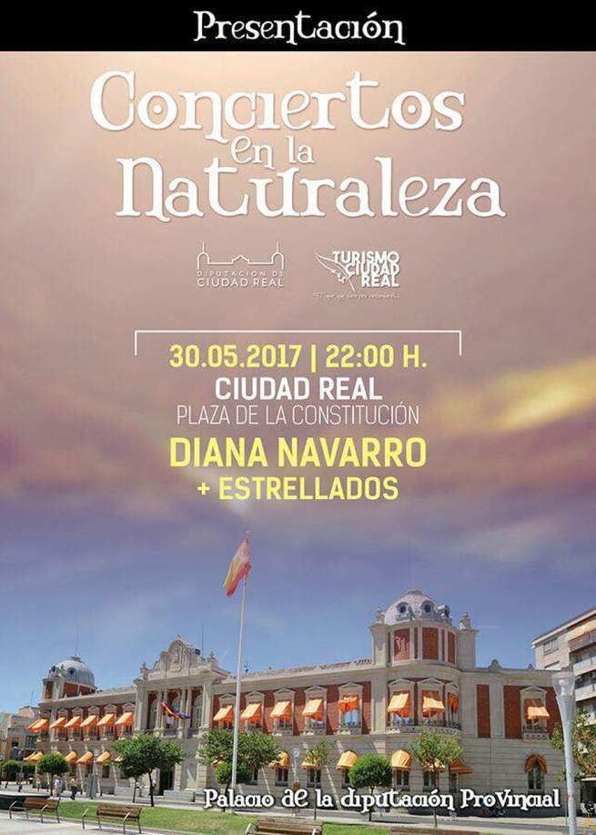 Cita con Diana Navarro en la Plaza de la Constutición de Ciudad Real Cita con Diana Navarro en la Plaza de la Constutición de Ciudad Real