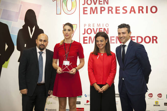 La puertollanense Miriam Gómez, Premio Joven Empresario 2016 de la provincia de Ciudad Real