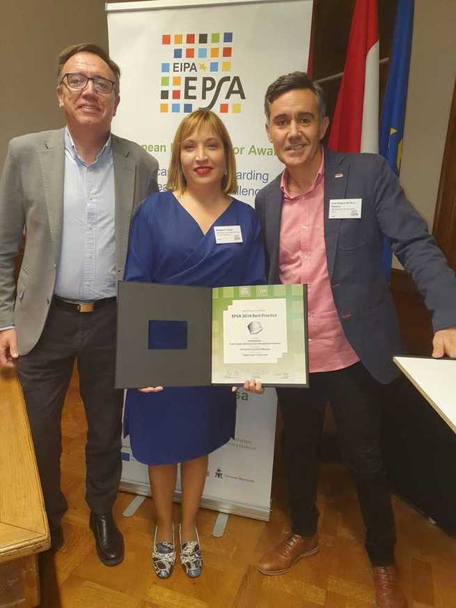 La Plataforma Digital de la Diputación de Albacete recibe en Maastricht un nuevo reconocimiento en el marco de los European Public Sector Award