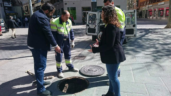 El Ayuntamiento de Ciudad Real repone la arqueta  que recuerda el Pozuelo de Don Gil