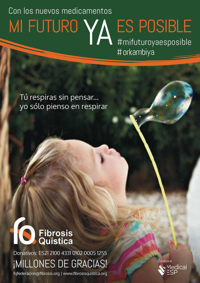 Imagen:  La Federación Española de Fibrosis Quística reclama que se aprueben en España los nuevos medicamentos que frenan la enfermedad