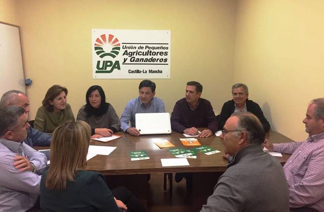 La ejecutiva de UPA analiza la situación actual del sector en Castilla La Mancha