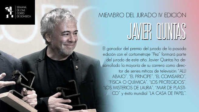 El director de 'La Casa de Papel', Javier Quintas, miembro del jurado en la IV Semana de Cine Corto de Sonseca