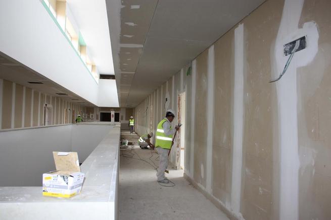 Imagen: Las obras del nuevo Hospital de Toledo avanzan con trabajos en el interior del edificio