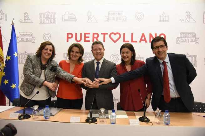 Emiliano García-Page firma un convenio con el Estado que, por fin, hace justicia con la comarca minera de Puertollano