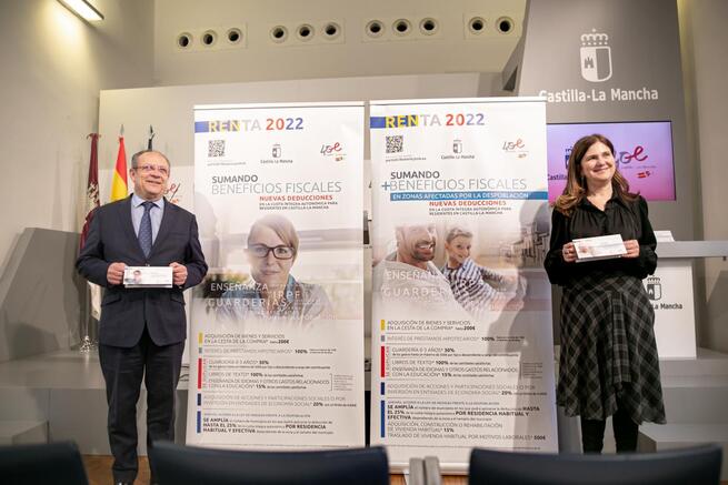 Alrededor de 867.000 contribuyentes de Castilla-La Mancha podrán beneficiarse de las deducciones fiscales autonómicas para la campaña de la renta de 2022