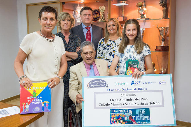 Imagen: El Gobierno Municipal de Toledo apoya el Concurso Nacional de Dibujo Escolar “Seguridad Vial y Discapacidad” de ASPAYM 